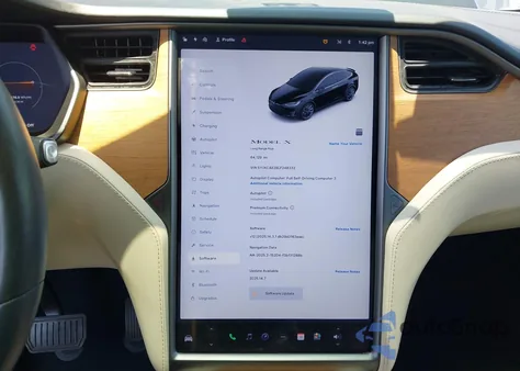 2020 Tesla Model X Long Range Dual Motor All-Wheel Drive/Long Range Plus Dual Motor All-Wheel Drive from USA, damaged, VIN 5YJXCAE28LF248332